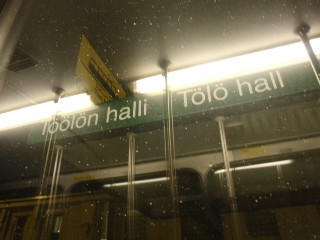 Töölön hallin raitiopysäkki