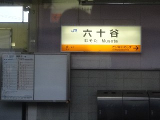 六十谷駅